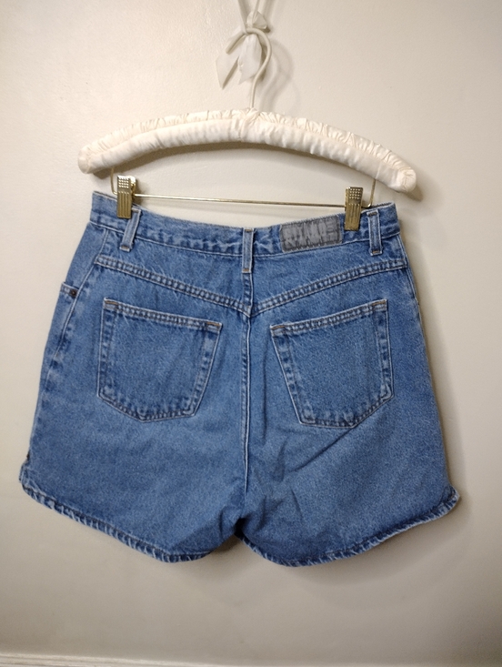 Vintage 1980-90's Gitano 100% Cotton High Waisted, Split Side Mom Shorts - Picture 5 of 8